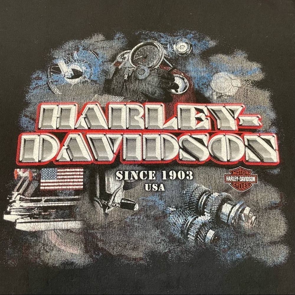 Harley Davidson black shirt 2XL